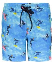 Just Beach Jongens accessoires Just Beach Boys long swimshort with ao Surfers ao 140