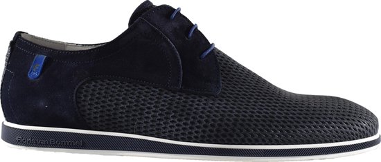 Floris van Bommel 18402 - Heren Heren sneakersVrije tijdsschoenen - Kleur:  Blauw - | bol.com