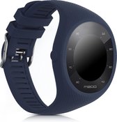 kwmobile bandje compatibel met Polar M200 - Armband voor fitnesstracker in donkerblauw - Horlogeband