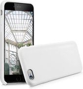 kwmobile telefoonhoesje voor Apple iPhone 6 / 6S - Hoesje met siliconen coating - Smartphone case in wit