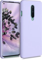 kwmobile telefoonhoesje voor OnePlus 8 (2020) - Hoesje met siliconen coating - Smartphone case in pastel-lavendel