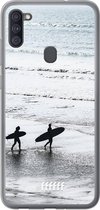 Samsung Galaxy A11 Hoesje Transparant TPU Case - Surfing #ffffff