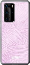 Huawei P40 Pro Hoesje Transparant TPU Case - Pink Slink #ffffff