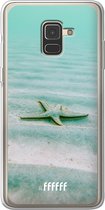Samsung Galaxy A8 (2018) Hoesje Transparant TPU Case - Sea Star #ffffff