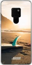 Huawei Mate 20 Hoesje Transparant TPU Case - Sunset Surf #ffffff