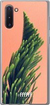 Samsung Galaxy Note 10 Hoesje Transparant TPU Case - Waving Plant #ffffff