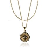 Croyez Jewelry | Compass Gold Layerup | Curb / 75cm / 75cm