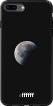 iPhone 8 Plus Hoesje TPU Case - Moon Night #ffffff