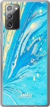 Samsung Galaxy Note 20 Hoesje Transparant TPU Case - Endless Azure #ffffff