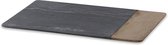 Marmeren Serveerplank - BWARI - Mangohout & Grijs Marmer - Large ( 2 x 35.5 x 22 cm)