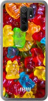 Xiaomi Redmi 9 Hoesje Transparant TPU Case - Gummy Bears #ffffff