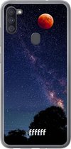 Samsung Galaxy A11 Hoesje Transparant TPU Case - Full Moon #ffffff