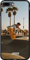 iPhone 8 Plus Hoesje TPU Case - Let's Skate #ffffff