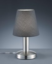 Trio Lighting Bello - Tafellamp - 1 lichts - H 240 mm - grijs