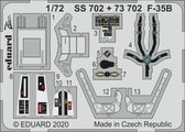 1:72 Eduard SS702 Accessoires for F-35B Italeri Photo-etch