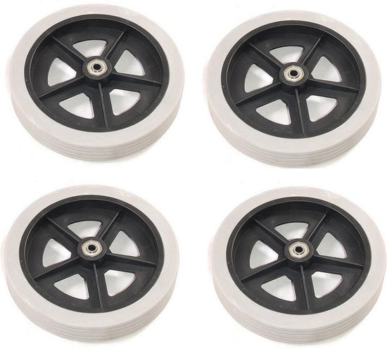 Lot De 4 Roues Universelles Pour Déambulateur Bébé - Roulettes De Remplacement Chariot Poussette