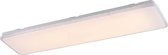 LED Plafondlamp WiZ - Smart LED - Trinon Omaro - 40W - Aanpasbare Kleur - Dimbaar - Rechthoek - Mat Wit - Kunststof