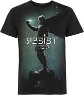 Within Temptation Heren Tshirt -XXL- Resist Cover Jumbo Print Zwart