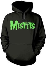 Misfits Hoodie/trui -S- Glow Jurek Skull Zwart