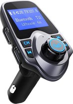 bluetooth transmitter - Vg Bluetooth FM Transmitter Radio Adapter voor iOS Android - zwart/grijs