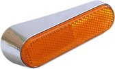 Reflector met chrome houder Vespa LX - Rechts