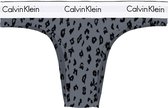 Calvin Klein dames slip cheetah grijs - JN7