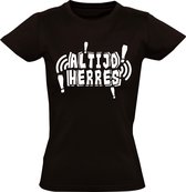 Altijd herres Dames t-shirt | herres | Nederlands | meme | herrie | grappig | cadeau | Zwart
