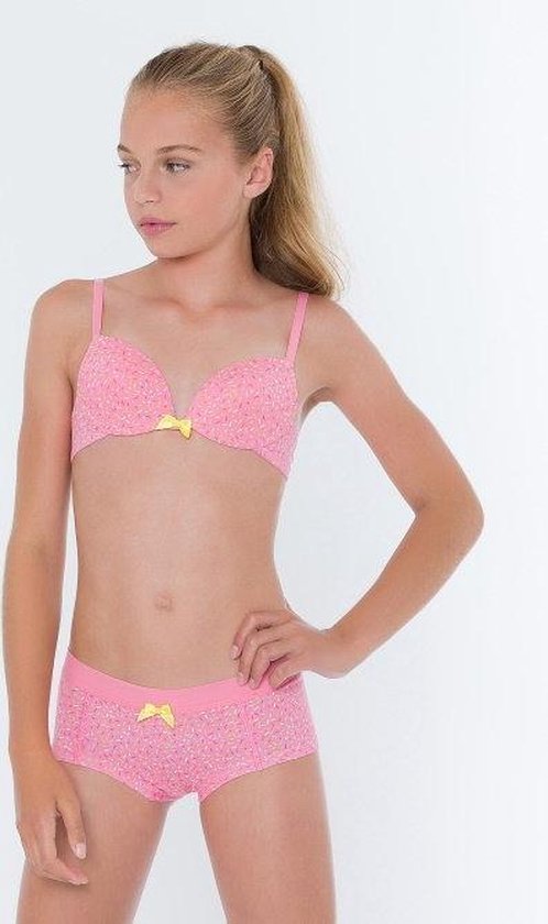 BOOBS & BLOOMERS IZZY Soutien-gorge Pink/ imprimé fille 75A | bol