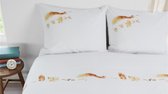 Marjolein Bastin Squirls Dekbedovertrek - Tweepersoons - 200x200/220 cm - Bruin