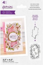 Gemini Clearstamp&snijmal set - Floral Frame - For a Special Friend