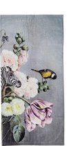 Bol.com Jet Originals Katoen Velours Handdoeken - 2 stuks - Floral Animal - 50x100 aanbieding