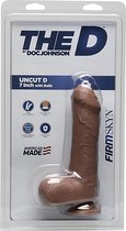 Uncut D - 7 Inch with Balls - FIRMSKYN - Caramel - Realistic Dildos