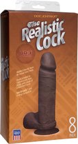 The Realistic Cock - UR3 - 8 Inch - Black - Realistic Dildos