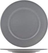 Inci Dessertbord - Donkergrijs - Mat - Ø 22.1cm