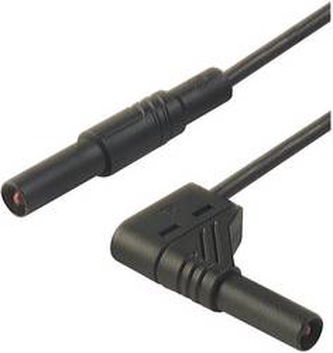 SKS Hirschmann MLS WG 50/2,5 sw Veiligheidsmeetsnoer Banaanstekker 4 mm Banaanstekker 4 mm 0.50 m Zwart 1 stuk(s)