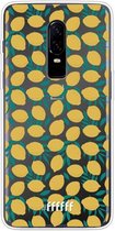 OnePlus 6 Hoesje Transparant TPU Case - Lemons #ffffff