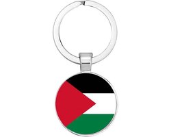 Akyol - Palestina Sleutelhanger - Palestina - Cultuurliefhebber - Leuke kado voor iemand die van landen houd - 2,5 x 2,5 CM
