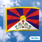 Vlag Tibet 200x300cm