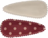 Setje baby haarspeldjes cinnabar dots | Baby