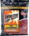 Dynamite Baits Pro Expander - Carp Pellets - Red Krill - 4mm - 350g - Rood