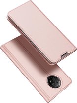 Dux Ducis - Pro Serie Slim wallet hoes - Xiaomi Redmi Note 9 -  Roze goud