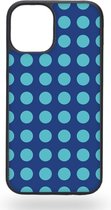 Blue polka dot Telefoonhoesje - Apple iPhone 12 mini