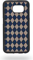 Grijs ruitjes Telefoonhoesje - Samsung Galaxy S6