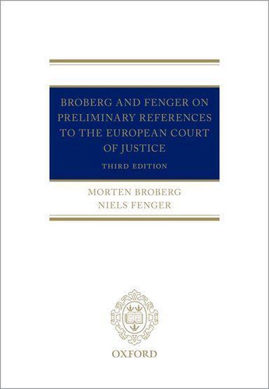 Broberg and Fenger on Preliminary References to the European ... - cover