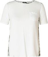 YEST Ishita T-shirt - White/Black - maat 38