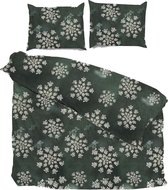 Zo! Home Bassett - Dekbedovertrek - Tweepersoons - 200x200/220 cm - Green