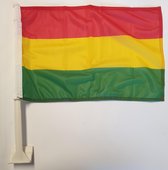 Autovlag Carnaval Limburg rood/geel/groen 30x45cm