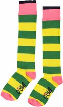 O'Chill meiden gestreepte sokken Yellow Green