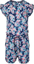 Quapi meisjes jumpsuit Foske Dark Blue Flower - maat 98/104