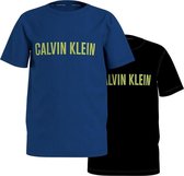 Calvin Klein 2-pack t-shirts boys zwart/blauw - 0SA